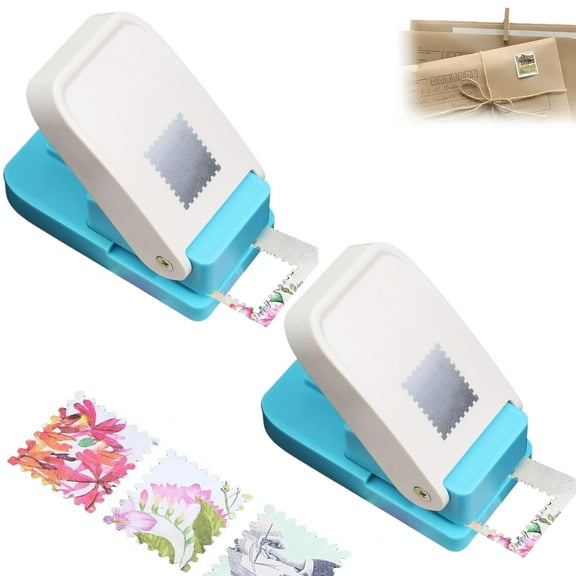 Large Square Craft Punch, Handmade Hole Punch Stamp & Embosser, Portable Effort-Saving Tool, Perfect for Stamp Making, Label Creation, Envelope Labels, Scrapbooking