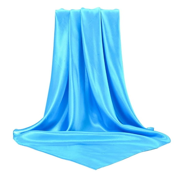 Large Square Satin Head Scarf Silk Hair Scarf Square Hair Bandanas Large Scarf Sleeping Head Wraps For Women