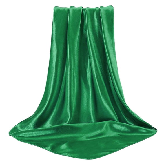 Large Square Satin Head Scarf Silk Hair Scarf Square Hair Bandanas Large Scarf Sleeping Head Wraps For Women
