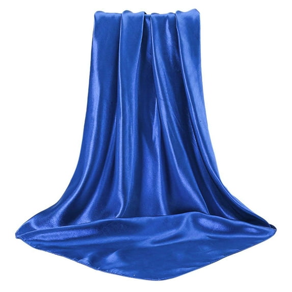 Large Square Satin Head Scarf - Silk Hair Scarf, for Women, Multi - Purpose