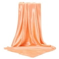 thumbnail image 1 of Large Square Satin Head Scarf - Silk Hair Wrap, 90cmx90cm, Polyester, Sleeping/Beach, One Size, 1 of 6
