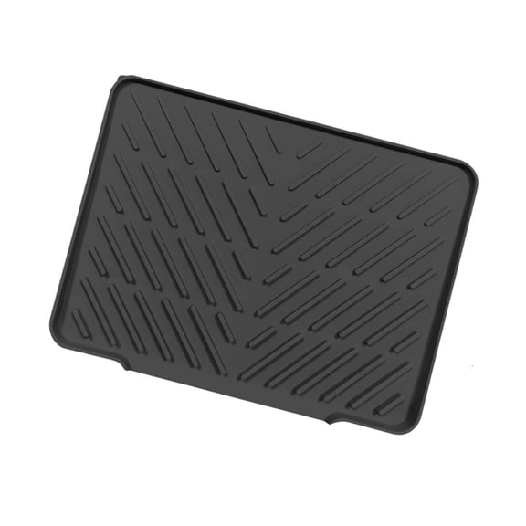 Large Square Silicone Rack With Wide Drain Spout And 6 Degree Design For Faster Drying And Efficient Water Flows