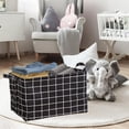 thumbnail image 1 of Large Squares Fabric Storage Bins,Foldable Linen Baskets with Handles,Clothes Toy Blanket Organizer,Home Organization Storage,Closet Shelf Storage,Laundry Basket,Collapsible Storage Box, 1 of 6
