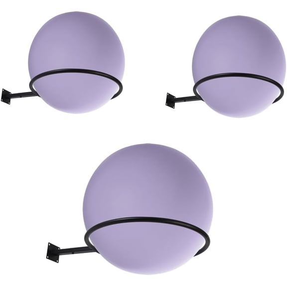 Large Stability Ball Storage Rack Exercise Dall Wall Holder Yoga Studio Gym and Equipment Organizer3 pcs