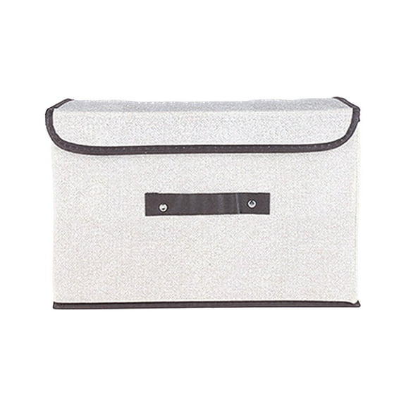 Large Stackable Storage Bins with Lids,Foldable Storage Containers,Foldable Storage Box with Lid 2pcs (large + Small) Fabric Storage Box with Lid, Closet Storage Box, Room Organization