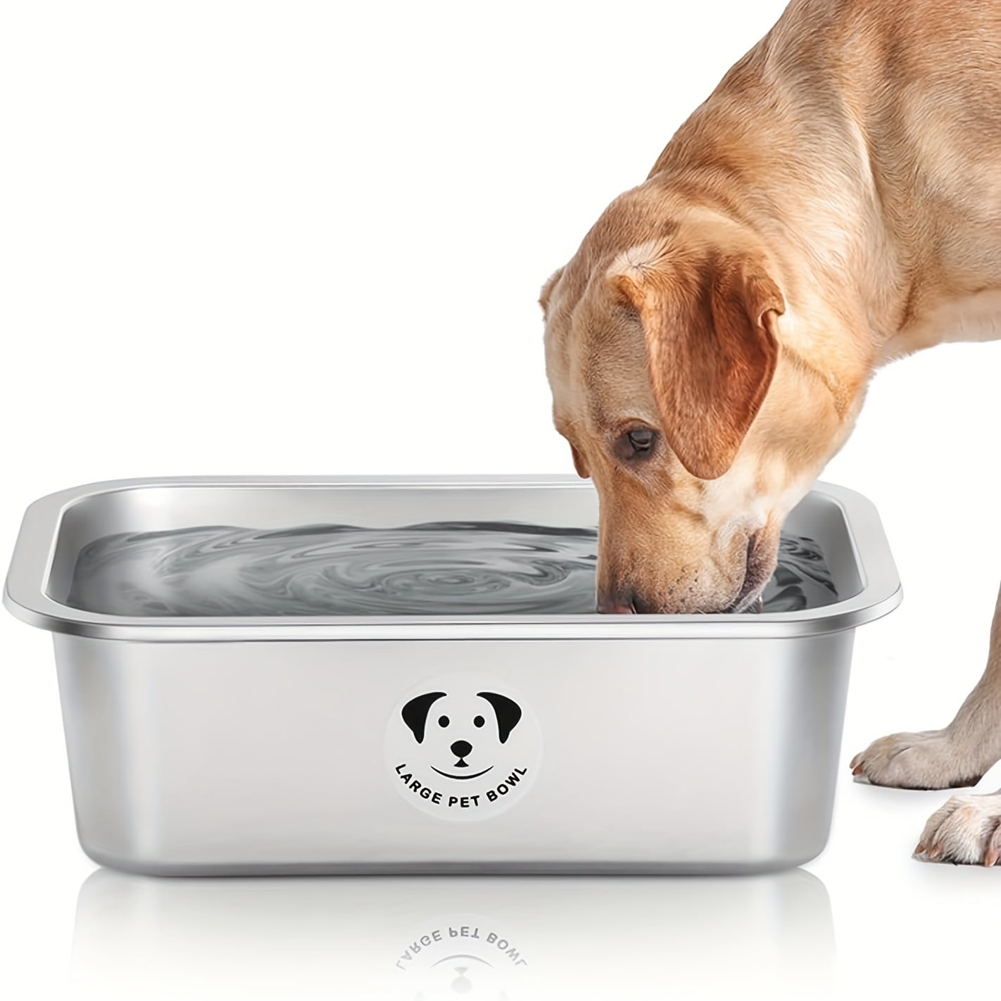 Metal dog bowls walmart hot sale