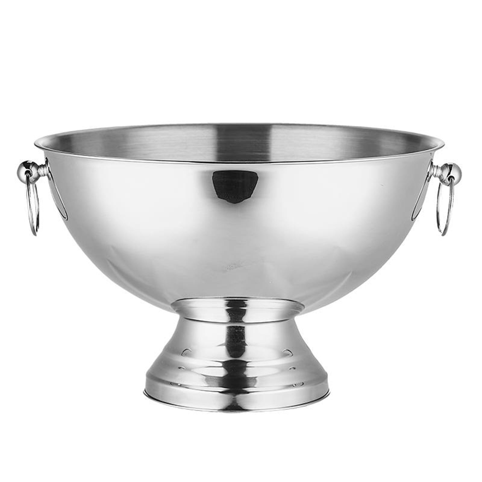 Large Stainless Steel Double-eared Ice Bucket For Wine Champagne Beer ...