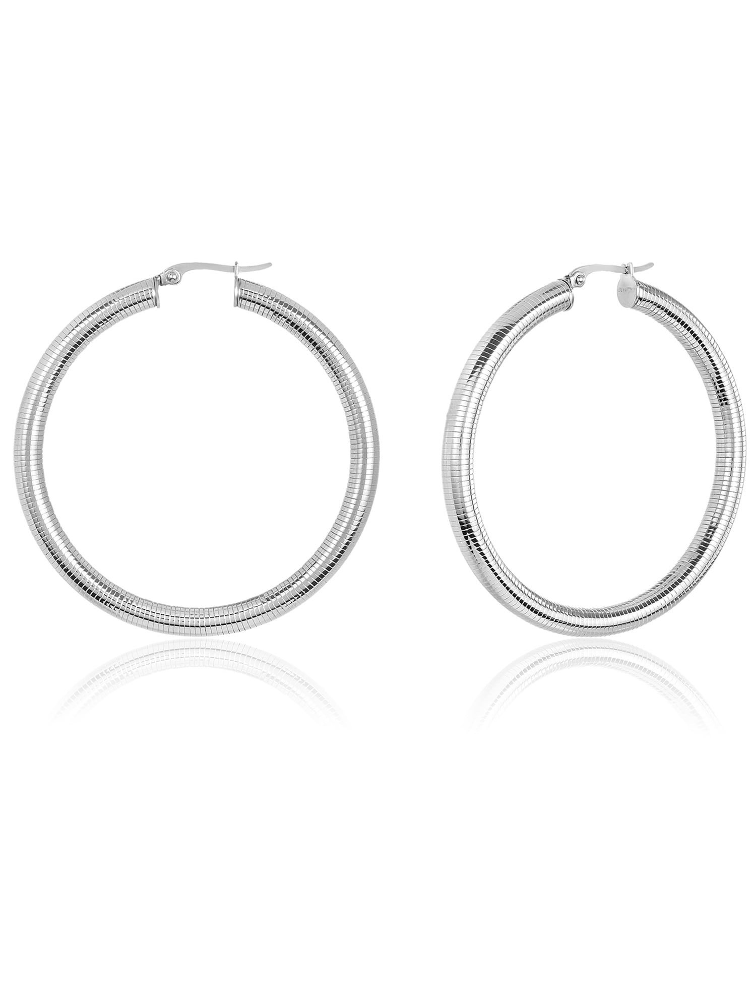 Top 190+ stainless steel hoop earrings latest
