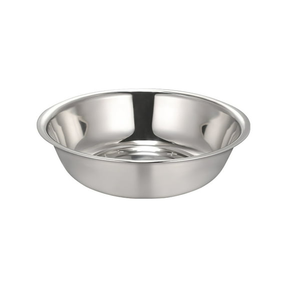 Large Stainless Steel Mixing Bowl, Dough Kneading Bowl with Flat Bottom and Thickened Design, Dishwasher Safe for Kitchen Baking and Cooking
