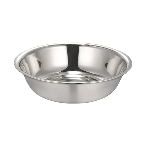 Large Stainless Steel Mixing Bowl, Dough Kneading Bowl with Flat Bottom and Thickened Design, Dishwasher Safe for Kitchen Baking and Cooking