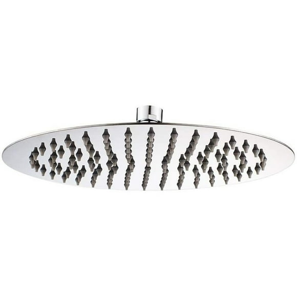 Large Stainless Steel Overhead Shower Rain Shower Head, 12 Inches