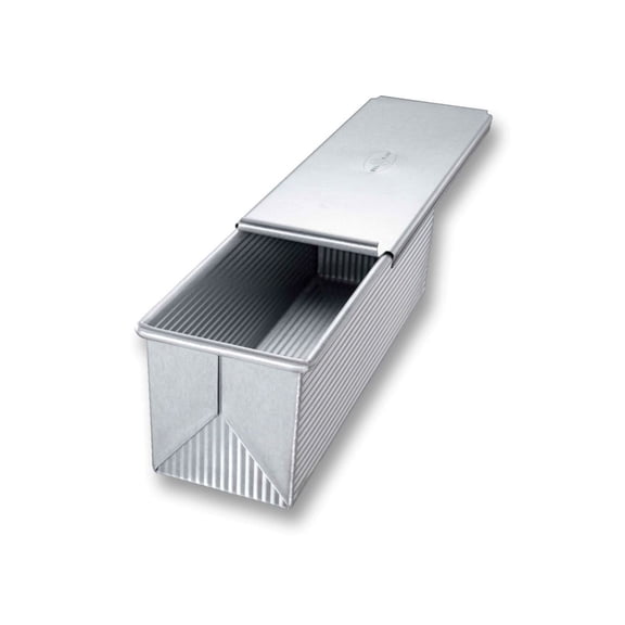 Large Stainless Steel Pullman Loaf Pan with Cover