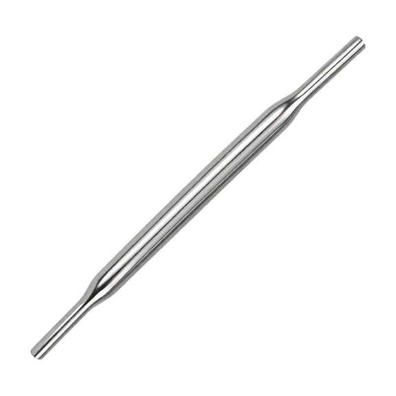 Large Stainless Steel Rolling Pin for Dumpling Wrappers, Pizza Dough, and Baking, Heavy Duty Non-Stick Dough Roller for Home Kitchen Cooking and Pastry