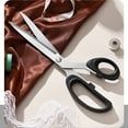 thumbnail image 1 of Large Stainless Steel Scissors with Plastic Handle for Household Office Fabric Leather and Craft Cutting, 1 of 9