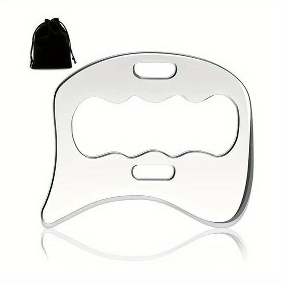 * Large Stainless Steel Scraping Massage Tool, without Flavor, Metal Material, No Power Supply, Suitable for Whole Body, Soft Tissue Movement, Back, Legs, Arms *