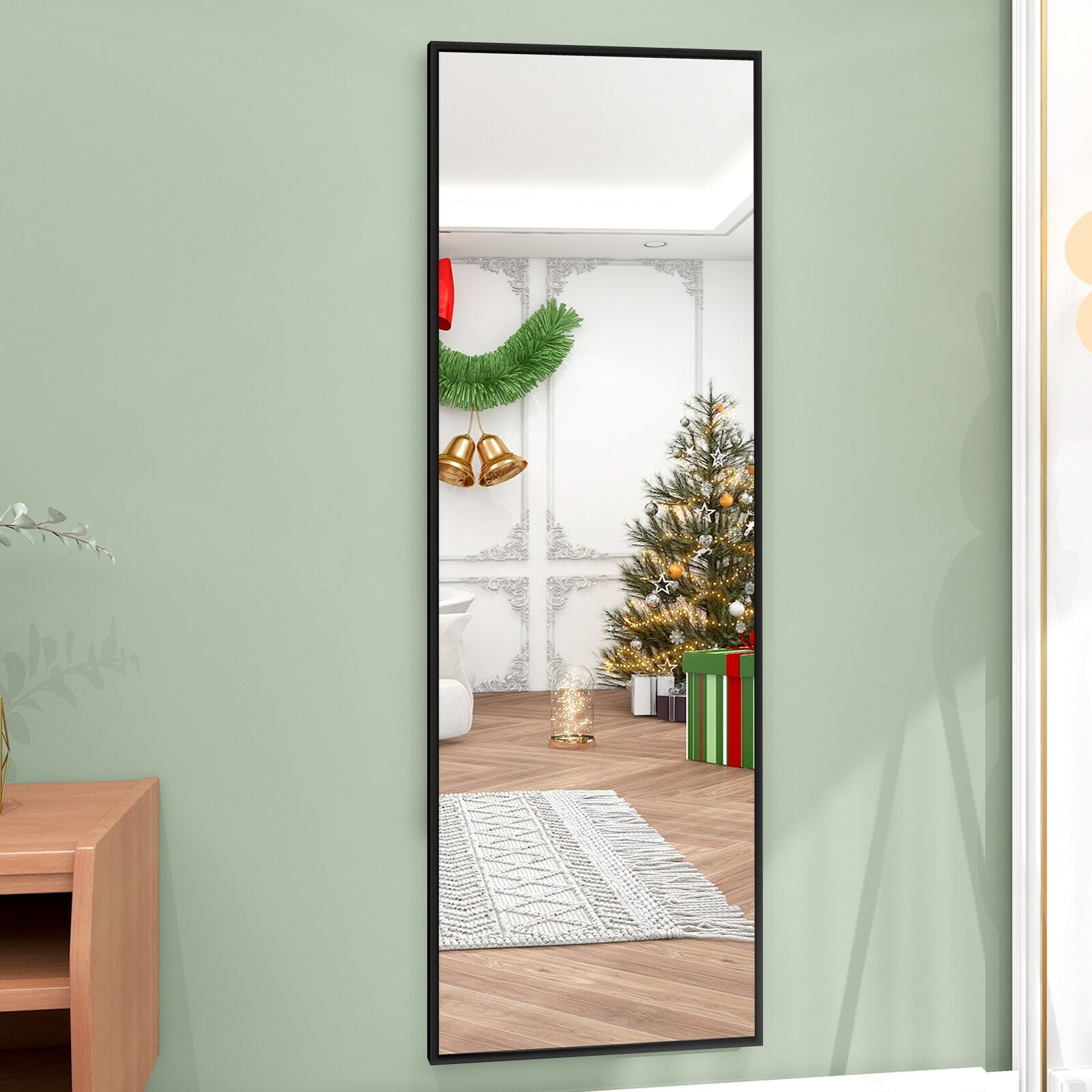 Large Standing Full Length Mirror Wall Decor for Hanging 50''x16