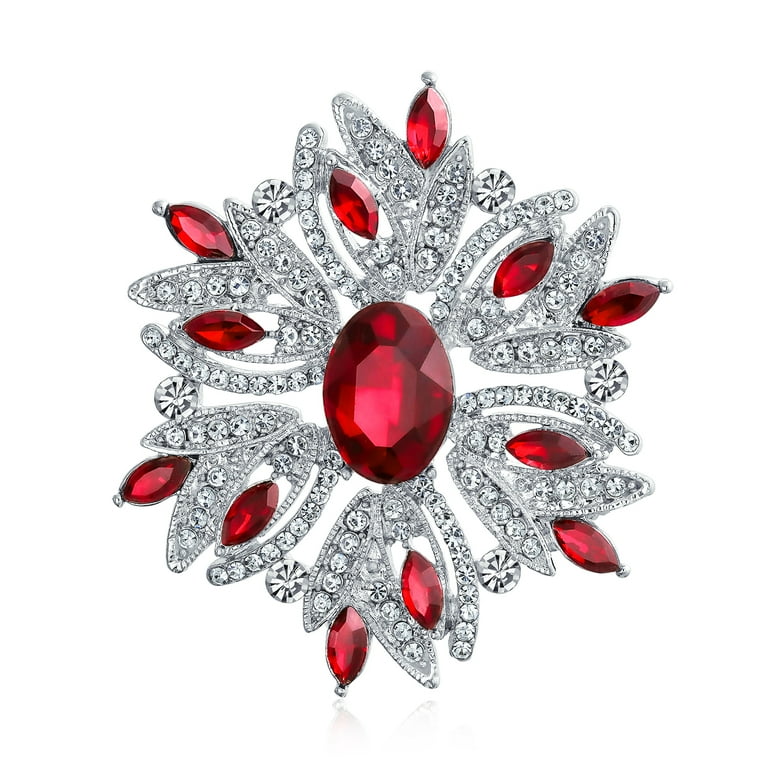 Red brooch pin hotsell