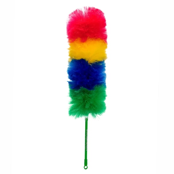 Large Static Duster - 27" Inch Electrostatic Feather Duster attracts dust Like a Magnet! - Sapphire