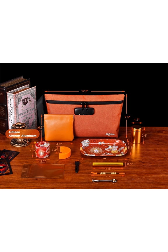 Large Storage Bag with Combination Lock for Cosmetics, Medicines & Travel - Secure & Versatile Organizer