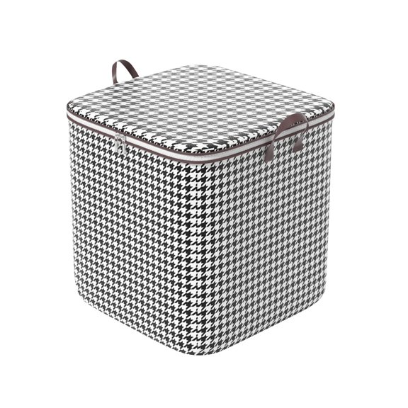 Large Storage Bags Space Theme Closet Organizer Foldable Clothes Storage Bins with Handles Storage Containers for Comforter Blanket Pillow Gray 140L