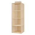 thumbnail image 1 of Large Storage Bags with Drawers - 3-Layer Fabric Hanging Organizer for Wardrobe, 27 x 27 x 60 cm, 1 of 4