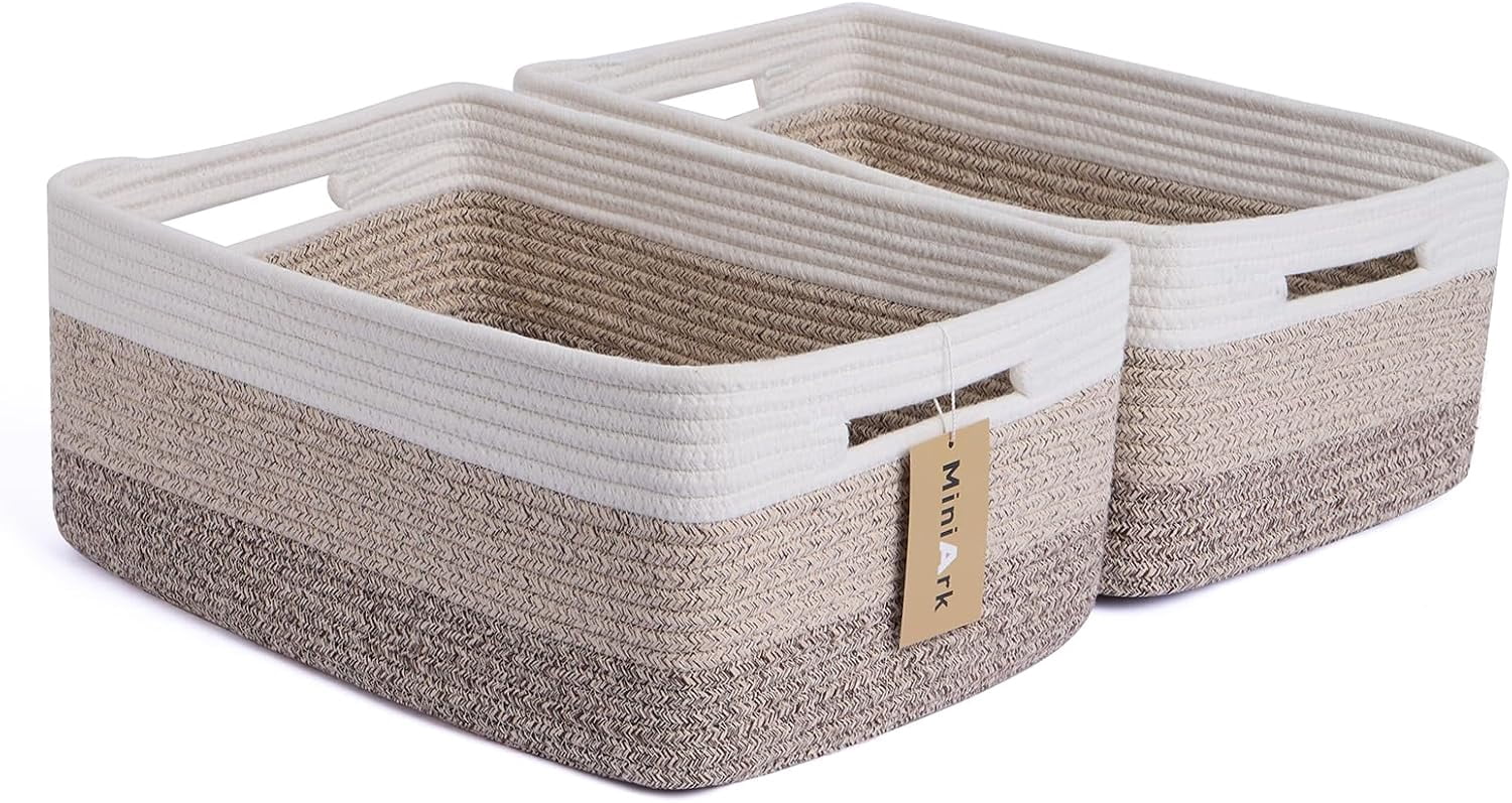 Large Storage Baskets for Shelves, Closet Organizers and Storage Bins ...
