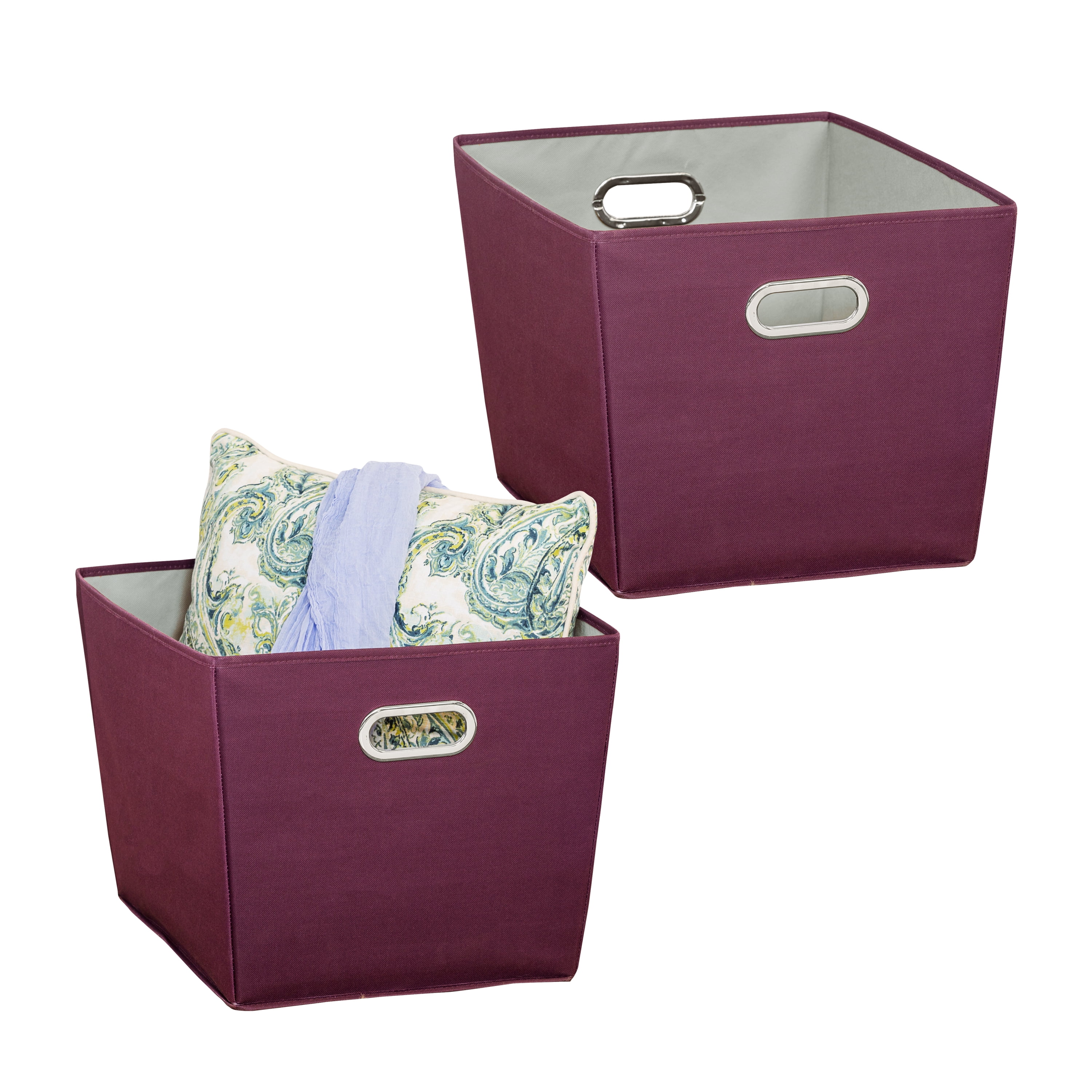 Large Storage Bin, Purple 2pk KIT