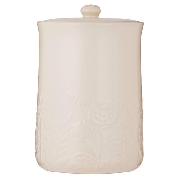 Large Storage Jar 84.5oz - In The Meadow Collection Stoneware Kitchen Canister, Airtight Lid