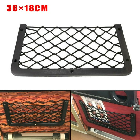 Large Storage Net Campervan Caravan Boat Storage Bag Pocket Organizer 36 x 18cm