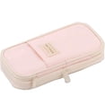 thumbnail image 1 of Large Storage Pencil Case Pen Bag with Zipper, Big Capacity Pencil Pouch Organizer for Student School Office Travel, Blush Pink, 1 of 6