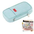 thumbnail image 1 of Large Storage Pencil Case Pen Bag with Zipper Big Capacity Pouch Organizer for Office Travel Holder Box, 1 of 6