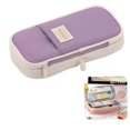 thumbnail image 1 of Large Storage Pencil Case Pen Bag with Zipper Big Capacity Pouch Organizer for Office Travel Holder Box, 1 of 6