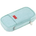 thumbnail image 1 of Large Storage Pencil Case Pen Bag with Zipper Big Capacity Pouch Organizer for Office Travel Holder Box, 1 of 6