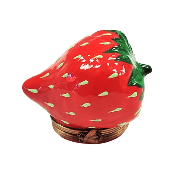 Large Strawberry Limoges Box for Collectors Limoges Box Porcelain Figurine