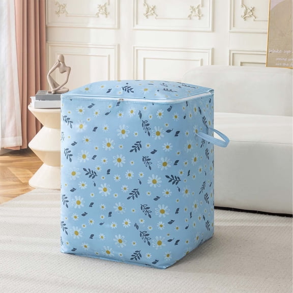Large Strong Moving Bags with Zippers & Carrying Handles - Water-Resistant - Heavy Duty Storage Tote for Space Saving, Fold Flat, Alternative to Moving Box, Clearance