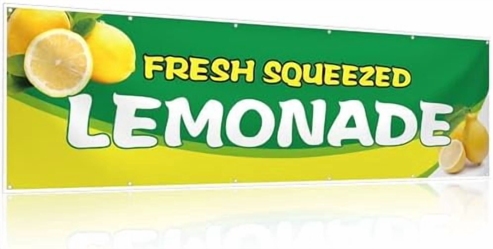 Graduation Lemonade Stand Sign Large Sublimation Banner 3 X 10 Ft Lemonade Sign Fresh Squeezed ...