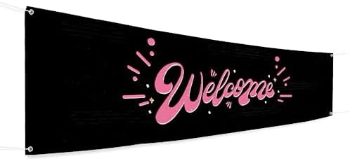 Large Sublimation Banner blank Welcome Sign For Outdoor-indoor Use ...