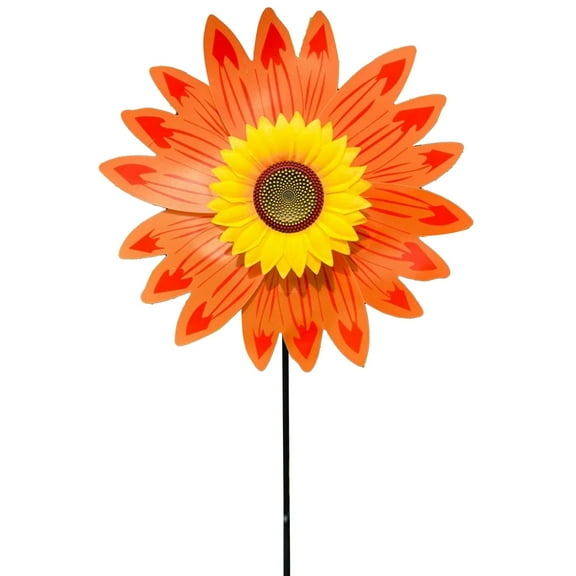 Large Sunflower Windmill Outdoor Garden Whimsical Yard Art Party Ornament Durable Weather