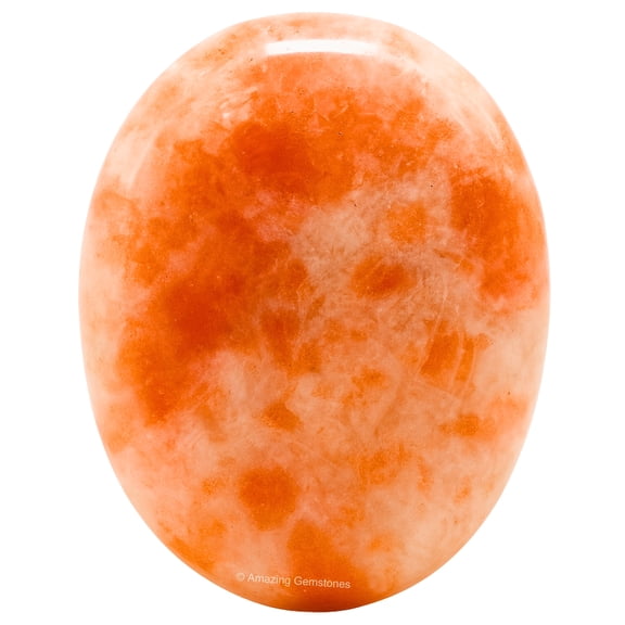 Large Sunstone Crystal Palm Stone