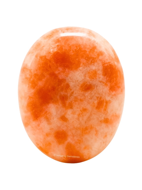 Large Sunstone Crystal Palm Stone