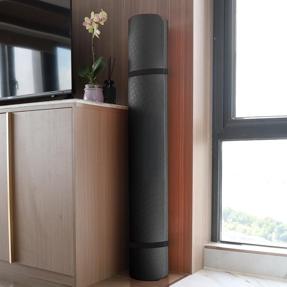 Large TPE Yoga Mat 6'x4'x1/2" Extra Thick Non-Slip Exercise Mat - for Yoga Pilates & Home Gym Workouts