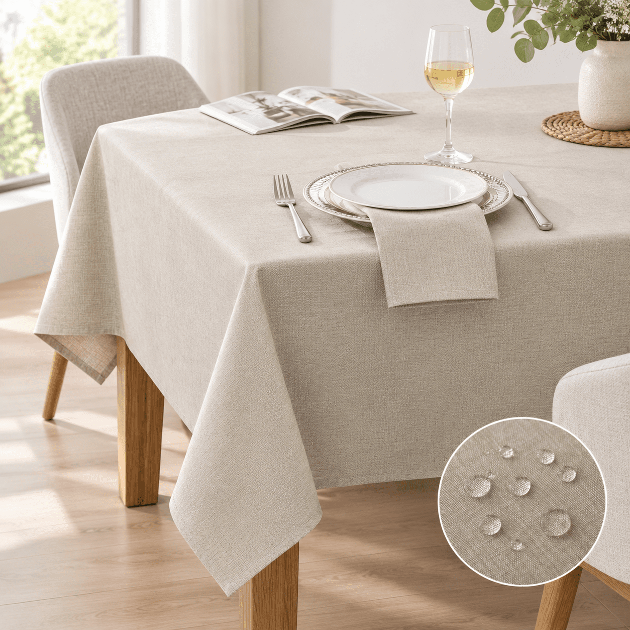 Large Rectangular Bag Large Tablecloths Rectangular 120 X 60 Inch Linen Textured Table Cloth ...