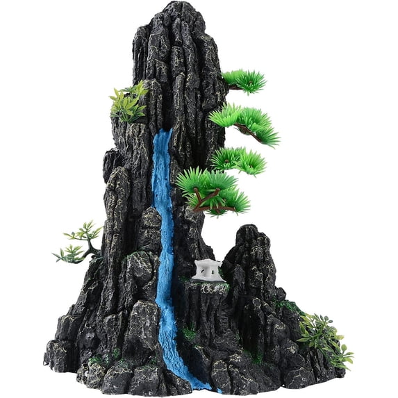 Large and Tall Fish Decorations Aquarium L9.84x W6.14x H12.99inch ...