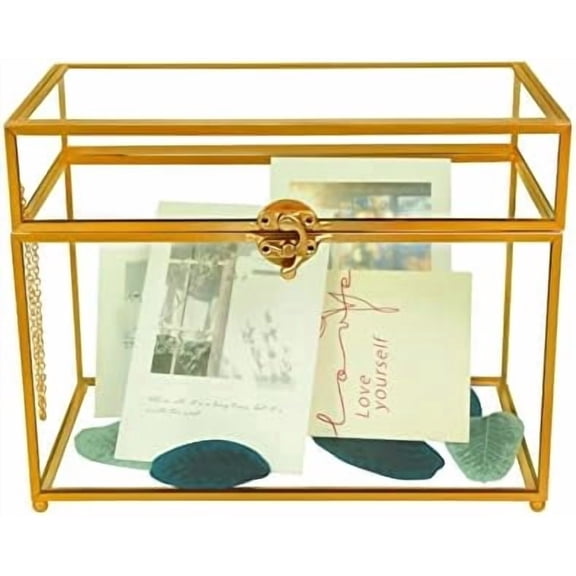 Large Tall Plant Greenhouse Terrarium Glass with Lid, 8.7"X5.9"X10.6" Inches Indoor Tabletop Orchid Succulent Cacti Terrarium Kit NA (House Black A)$$Electronics Accessories