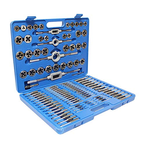 Large Tap and Set Metric 110 Piece Bolt and Pipe Tap Sets for