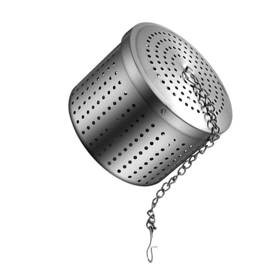 Large Tea Ball Infuser for Loose Leaf Tea & Spice Ball for Cooking , 304 Stainless Steel, Chain Hook, Extra Fine Mesh Tea Strainer Ball for Herb, Iced Teamedium size