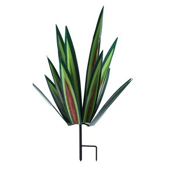 Large Tequila Rustic Sculpture, Rustic Metal Agave Plants for Outdoor Patio Yard, Home Decor Hand Painted Metal Agave,A