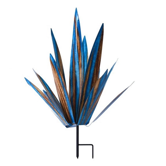 Large Tequila Rustic Sculpture, Rustic Metal Agave Plants for Outdoor Patio Yard, Home Decor Hand Painted Metal Agave,H