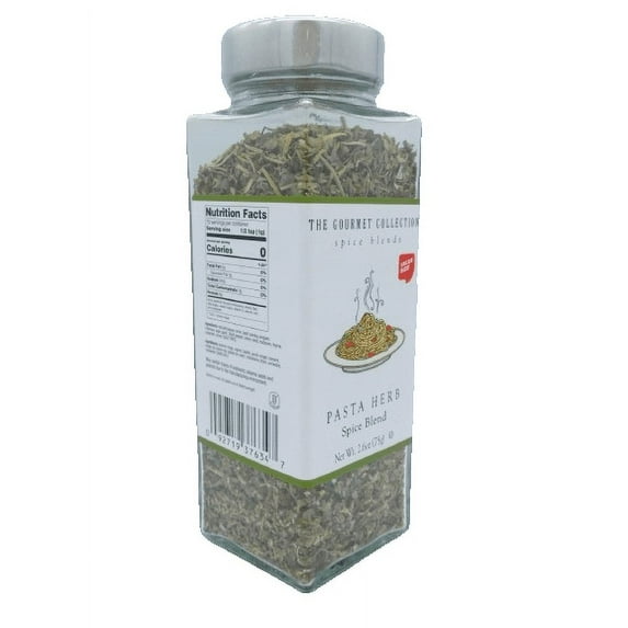 Large The Gourmet Collection Pasta Herb Spice Blend 2.6 oz - Seasoning for Cooking: Italian, Mediterranean, Greek. Meat, Fish, Pasta Seasoning