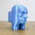 thumbnail image 1 of Clever Contraption Large Dwayne Johnson Among Us Figurine – The Rock Parody Statue, Black PLA, 1 of 9